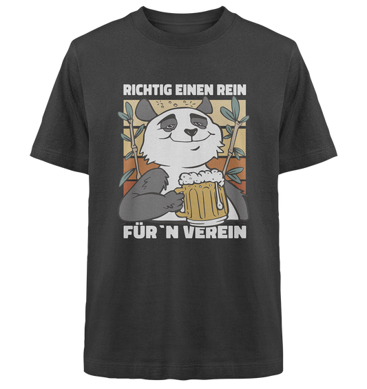 richtig einen rein - Heavy Oversized Organic Shirt