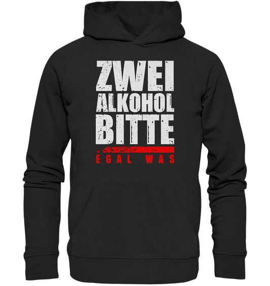 Zwei Alkohol - Organic Basic Hoodie