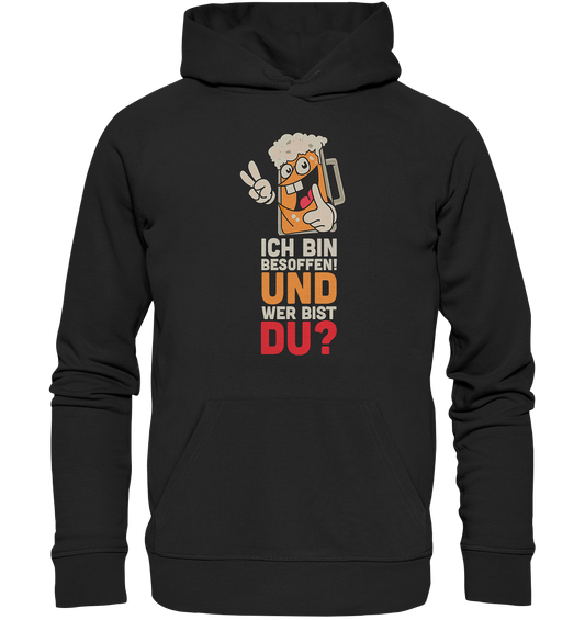 Ich bin besoffen - Organic Basic Hoodie