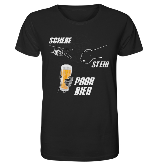 Schere Stein - Organic Shirt