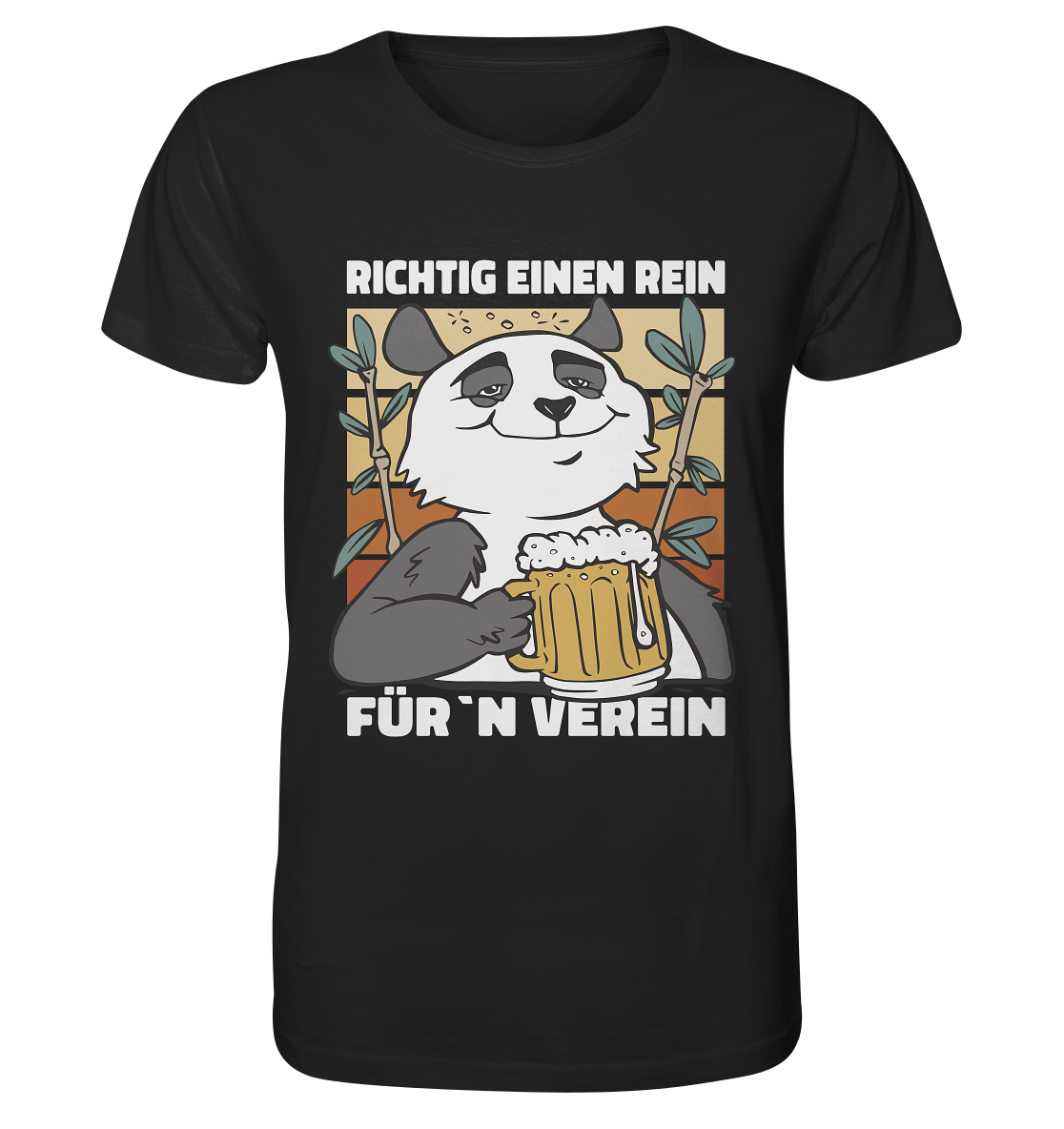 richtig einen rein - Organic Shirt