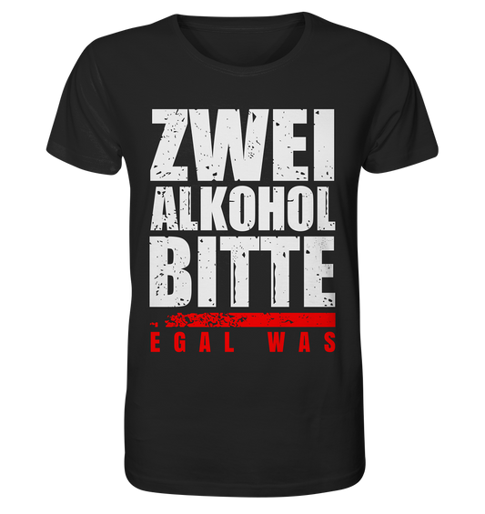 Zwei Alkohol - Organic Shirt