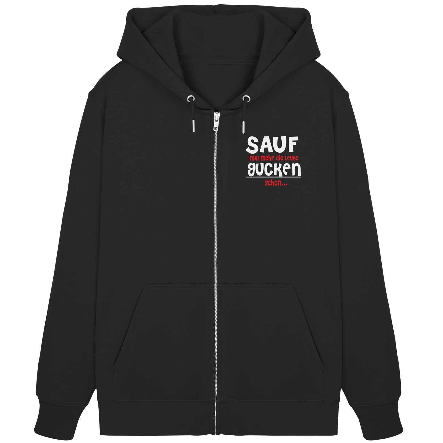 Sauf mal mehr - Organic Zipper